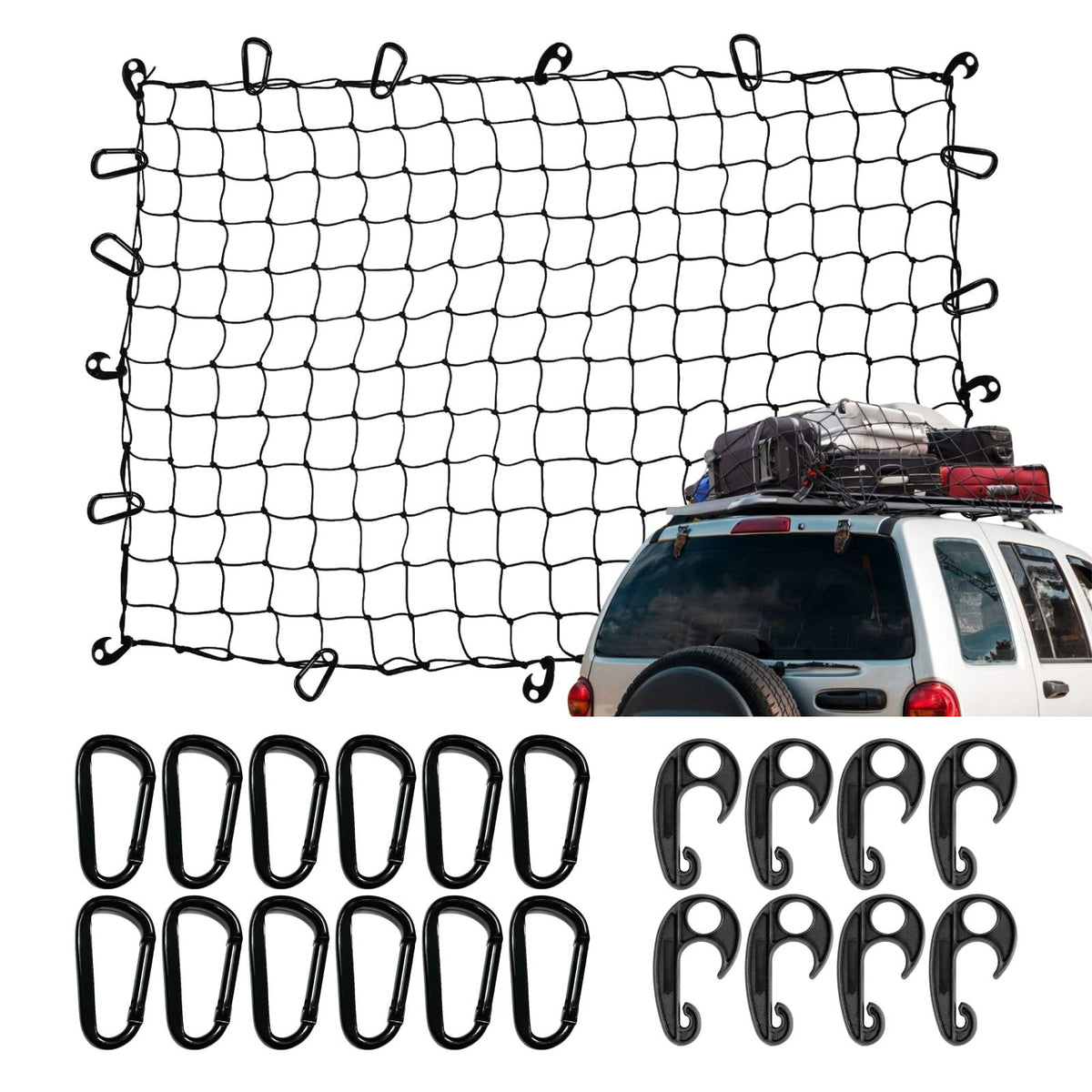 BonsMax Ratchet Straps Tie Downs Cargo Net Bungee Cord bonsmax-ratchet-straps-tie-downs-cargo-net-bungee-cord